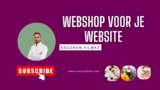 Webshop voor je website